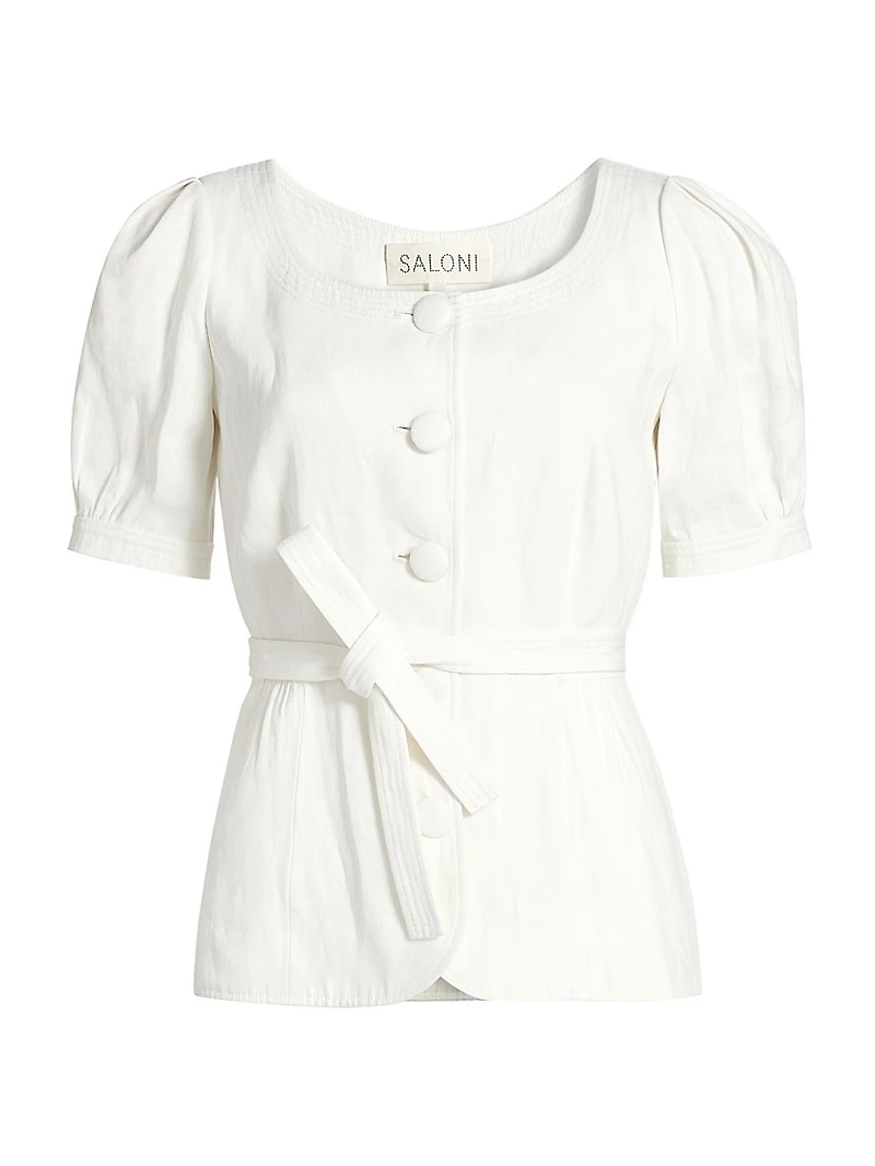 Blanca Puff-Sleeve Jacket