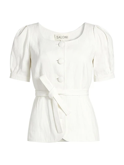 Blanca Puff-Sleeve Jacket