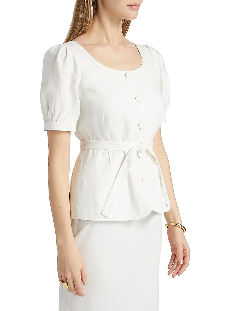 Blanca Puff-Sleeve Jacket