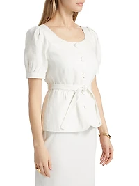 Blanca Puff-Sleeve Jacket