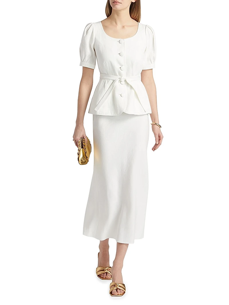 Blanca Puff-Sleeve Jacket