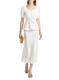 Blanca Puff-Sleeve Jacket