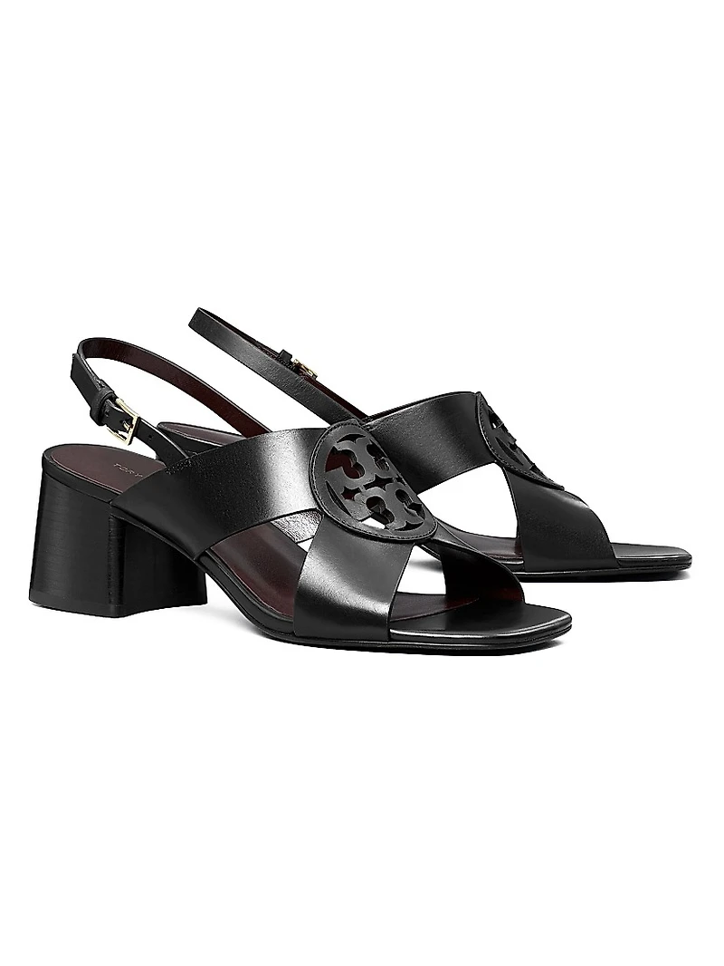 Miller 55MM Leather Buckle Sandals