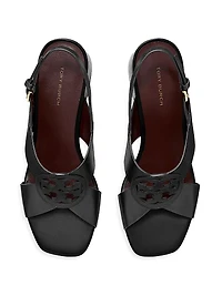 Miller 55MM Leather Buckle Sandals