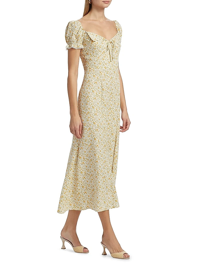 Shyla Floral Midi-Dress