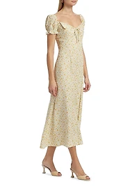 Shyla Floral Midi-Dress