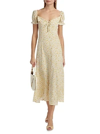 Shyla Floral Midi-Dress