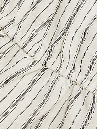 Inez Linen Strapless Top