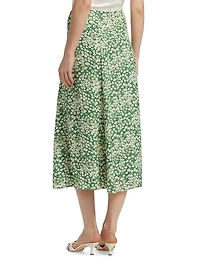 Zoe Floral Crepe Skirt
