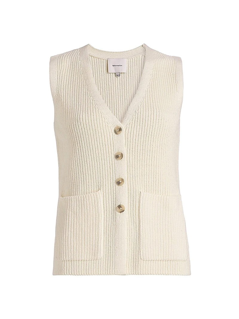 Faye Cotton Sweater Vest