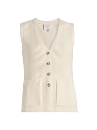 Faye Cotton Sweater Vest