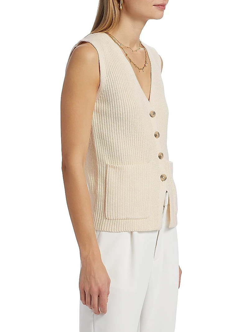 Faye Cotton Sweater Vest