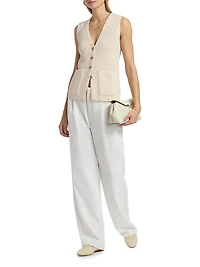 Faye Cotton Sweater Vest