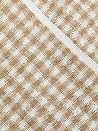 Everett Gingham Linen Midi-Dress