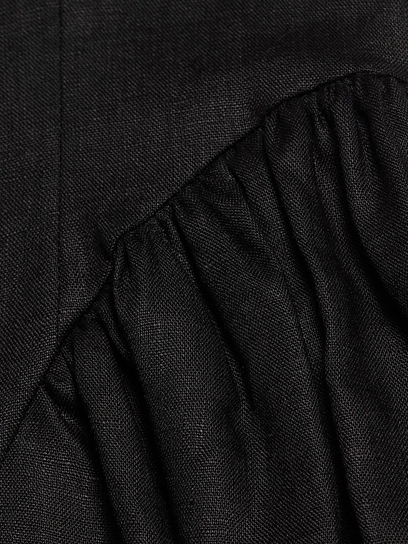 Oaklyn Linen A-Line Minidress