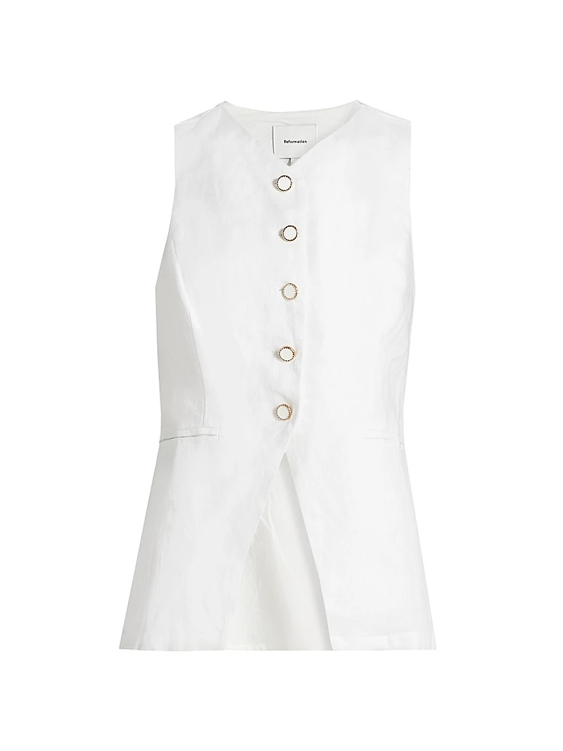 Aspen Linen Top