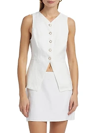 Aspen Linen Top
