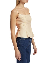 Genevieve Satin Top