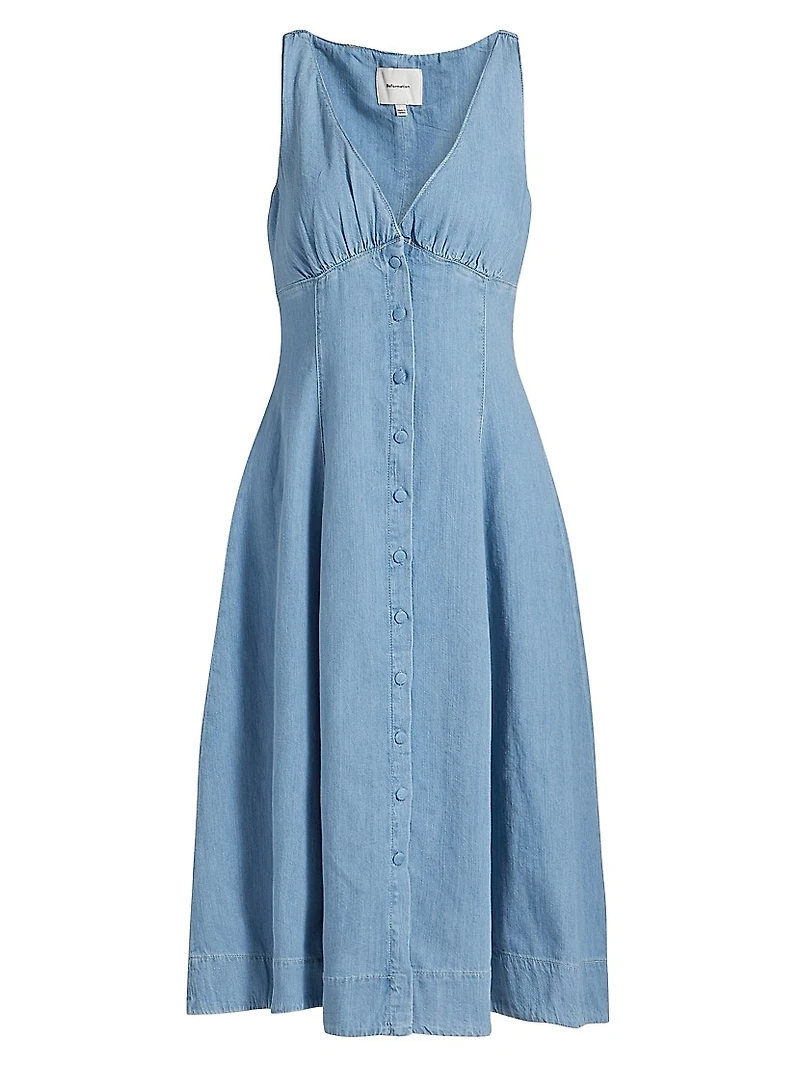 Sebastien Denim Midi-Dress