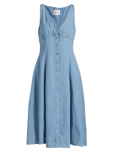 Sebastien Denim Midi-Dress