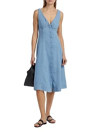 Sebastien Denim Midi-Dress