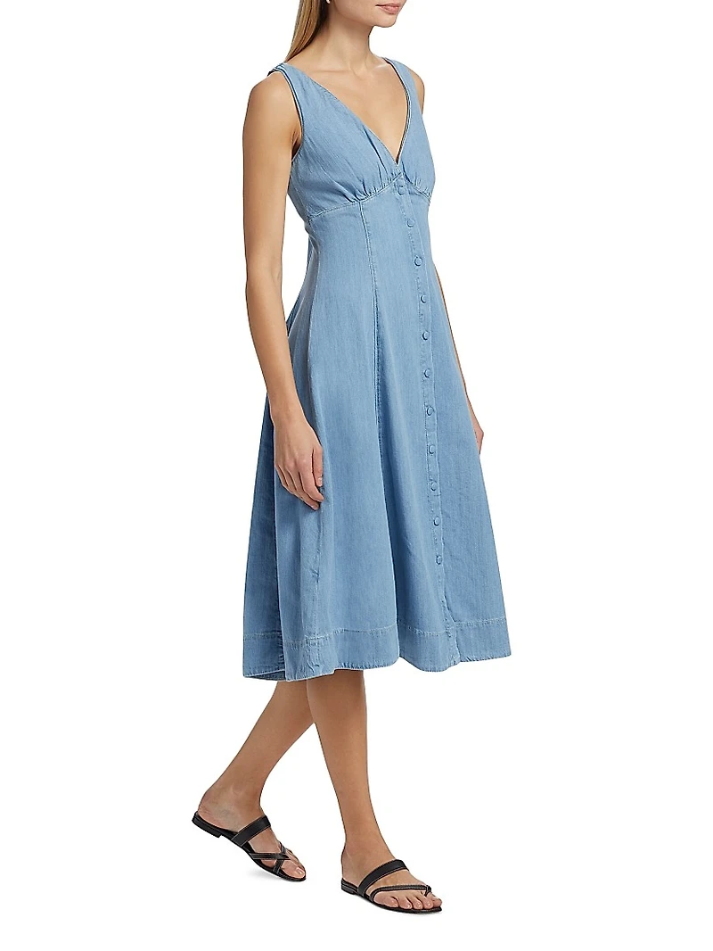 Sebastien Denim Midi-Dress