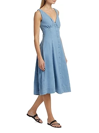Sebastien Denim Midi-Dress