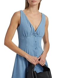 Sebastien Denim Midi-Dress