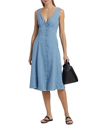 Sebastien Denim Midi-Dress