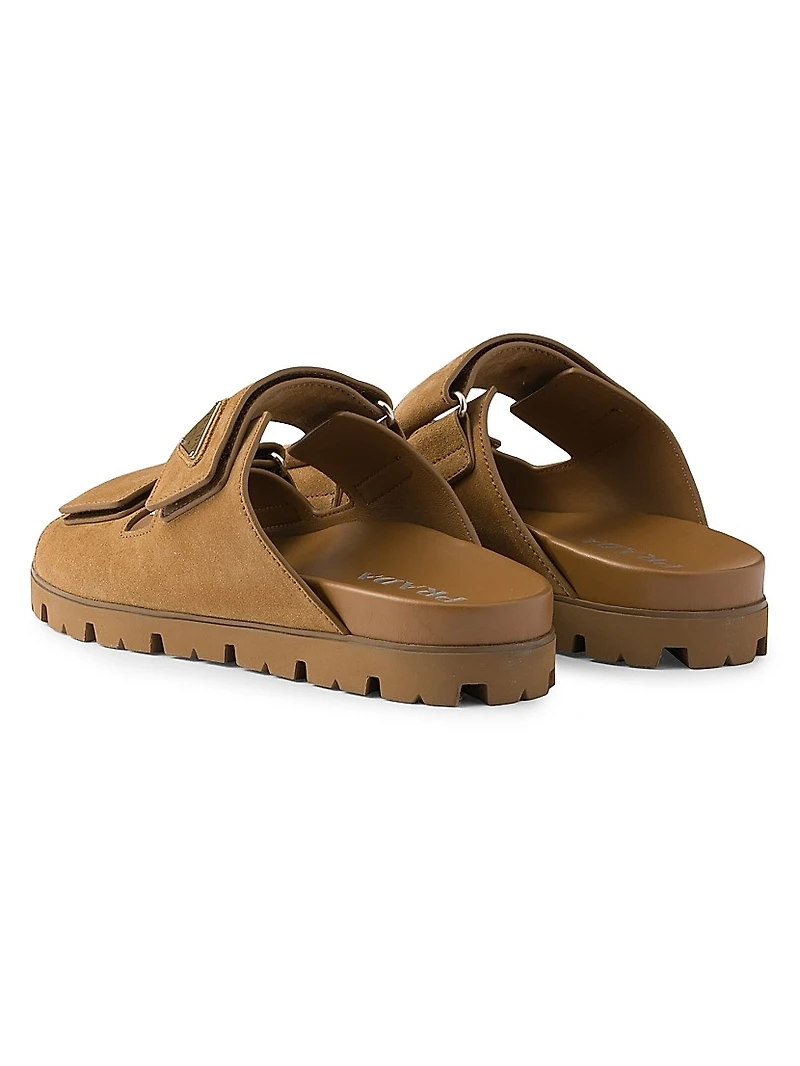 Suede Band Sandals
