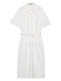 Poplin and Satin Dress