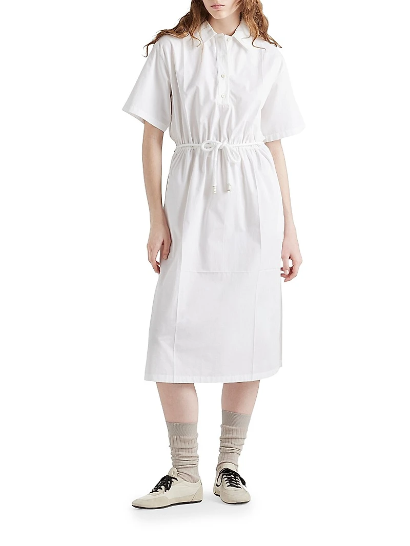 Poplin and Satin Dress