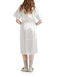 Poplin and Satin Dress