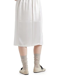 Poplin and Satin Dress