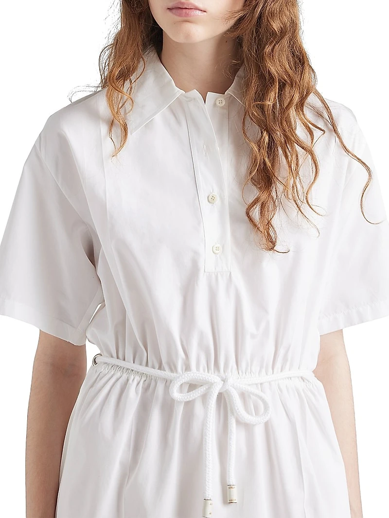 Poplin and Satin Dress