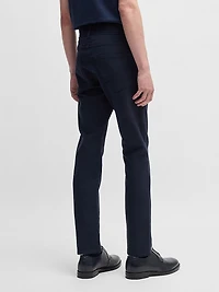 Slim-Fit Trousers Stretch Cotton