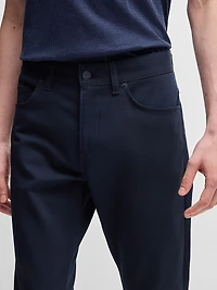 Slim-Fit Trousers Stretch Cotton