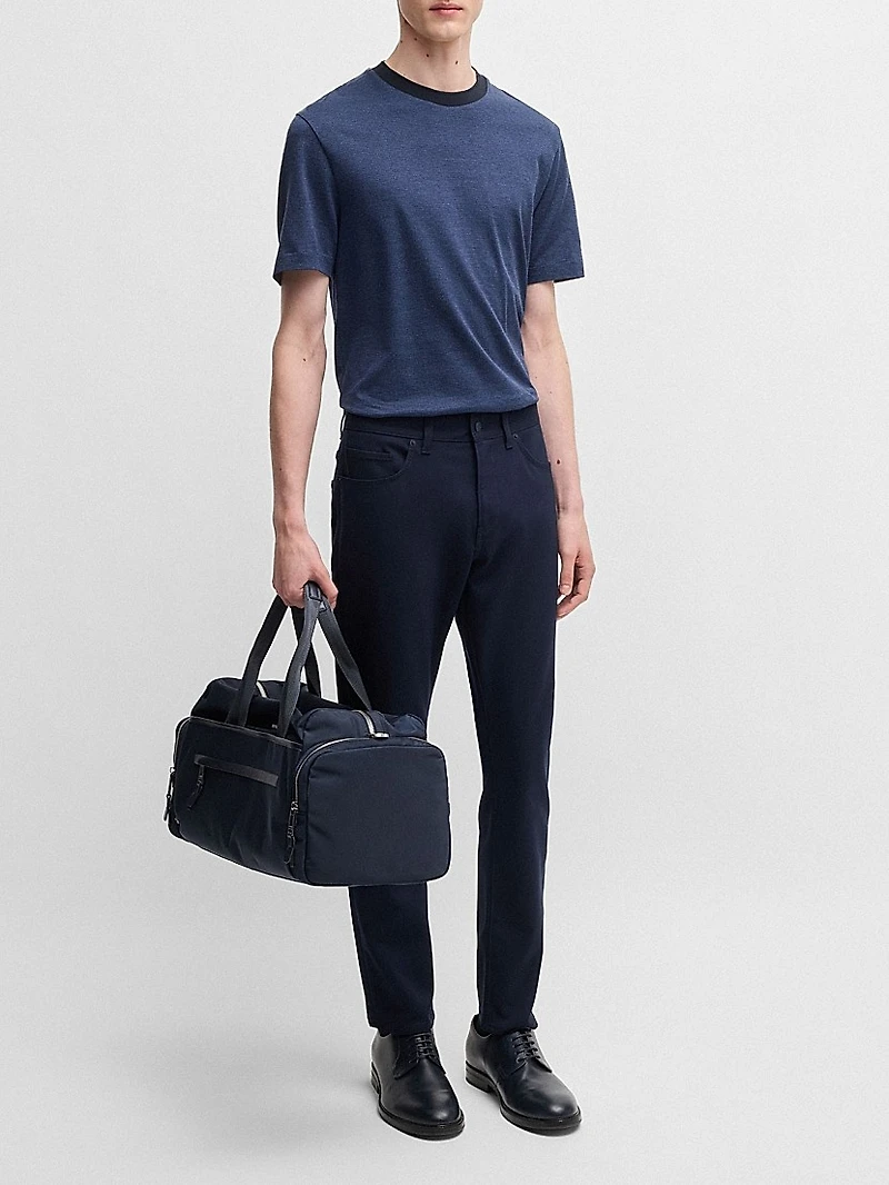 Slim-Fit Trousers Stretch Cotton