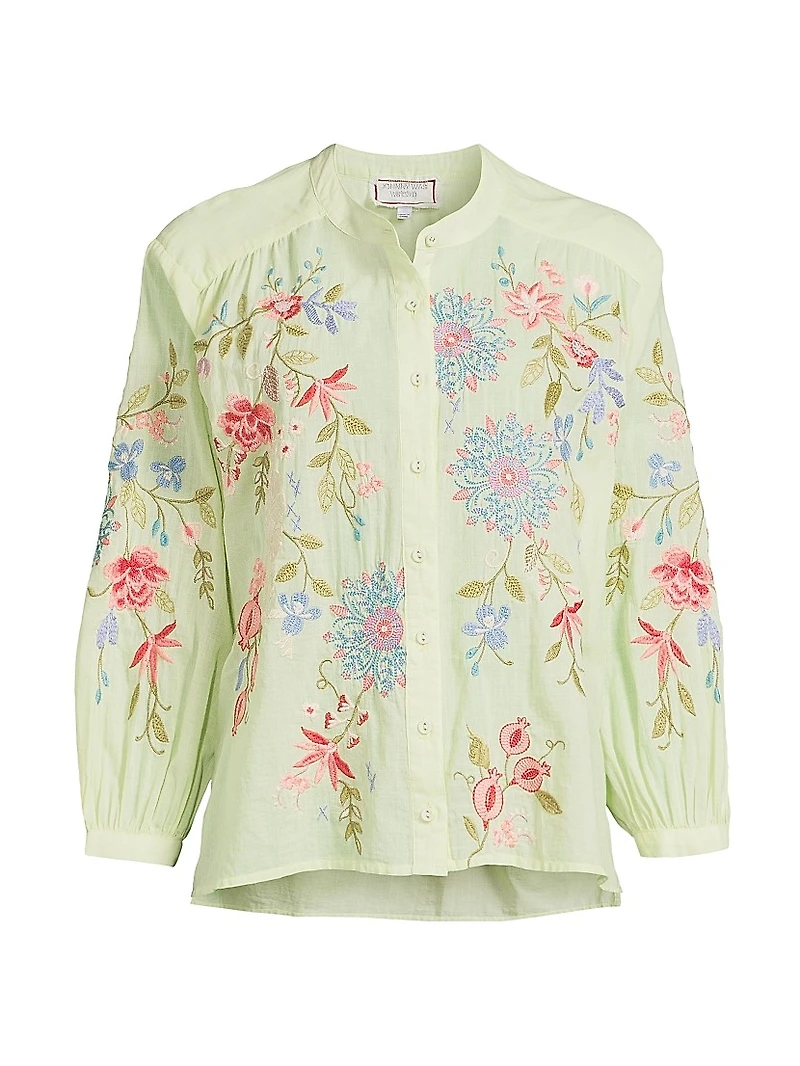 Kamiko Shirred Yoke Blouse
