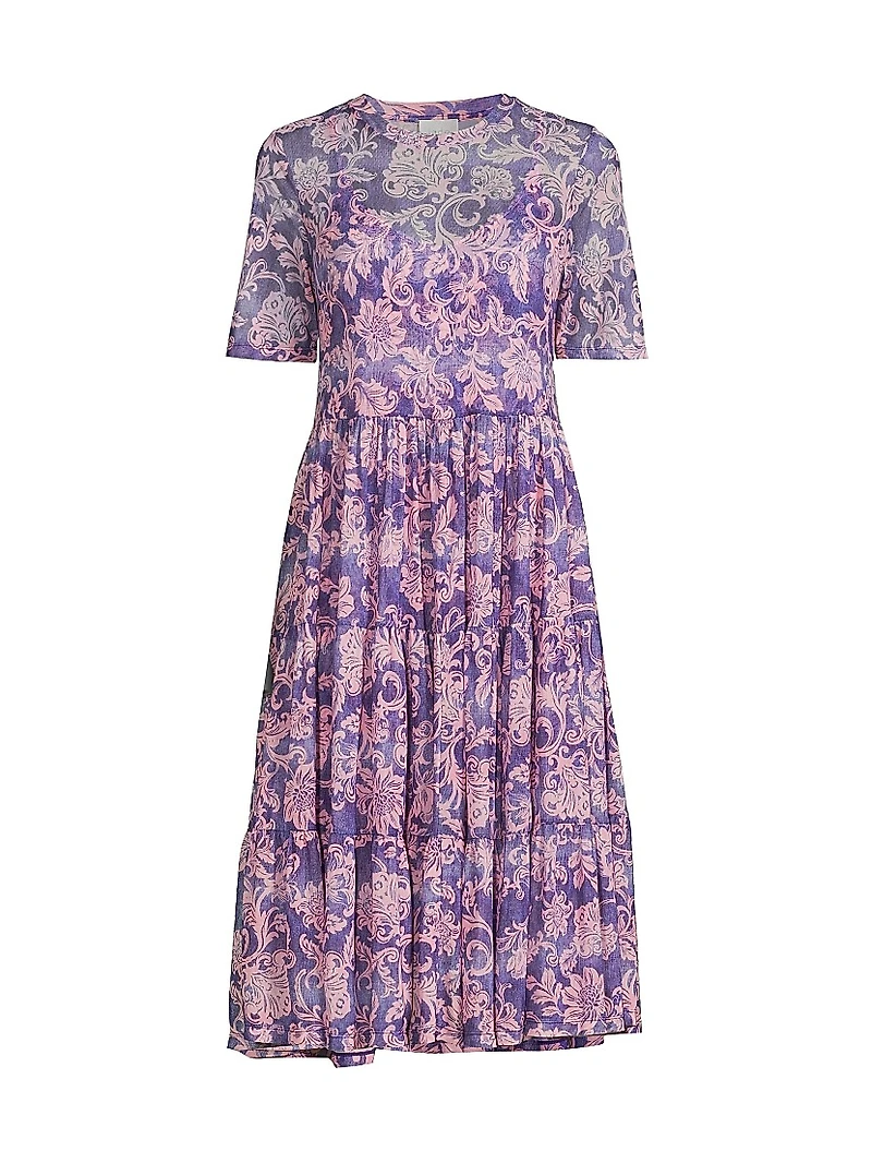 Florentina Mesh Tiered Dress