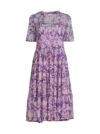 Florentina Mesh Tiered Dress
