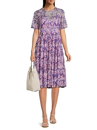 Florentina Mesh Tiered Dress