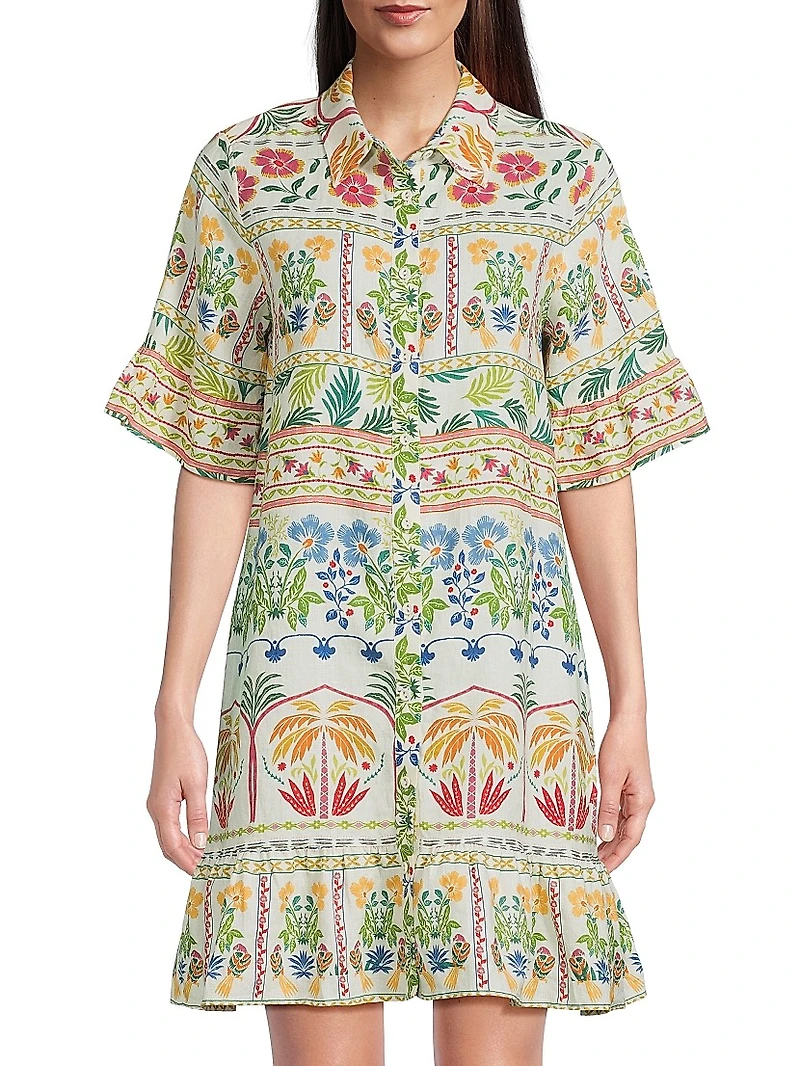 Soller Linen Shirtdress