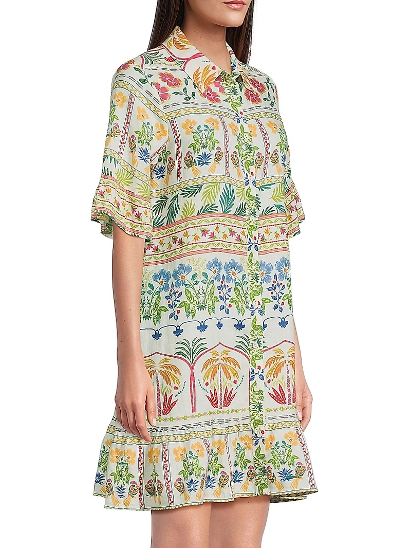 Soller Linen Shirtdress