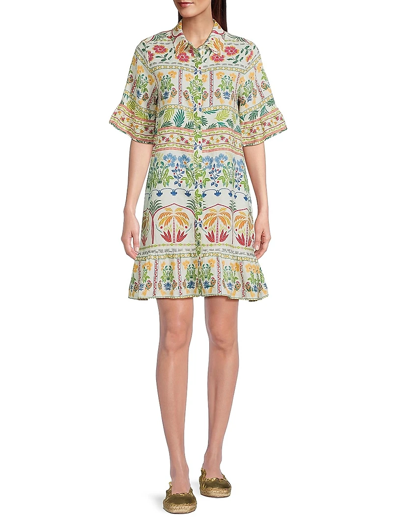 Soller Linen Shirtdress