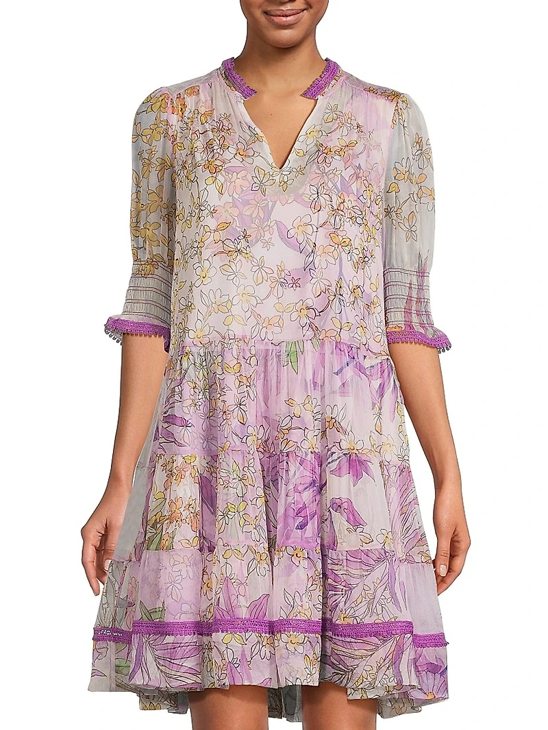 Abbey Tiered Minidress