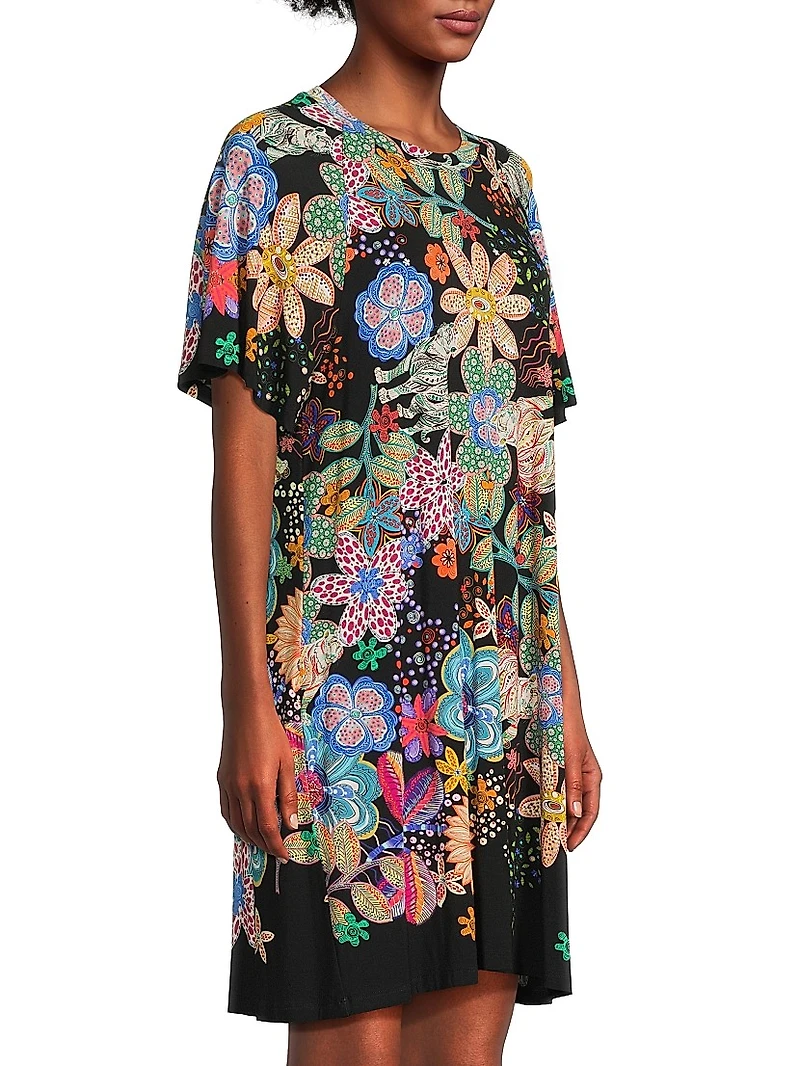 The Janie Favorite Flutter-Sleeve Dress