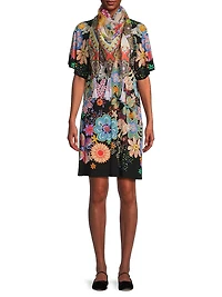 The Janie Favorite Flutter-Sleeve Dress