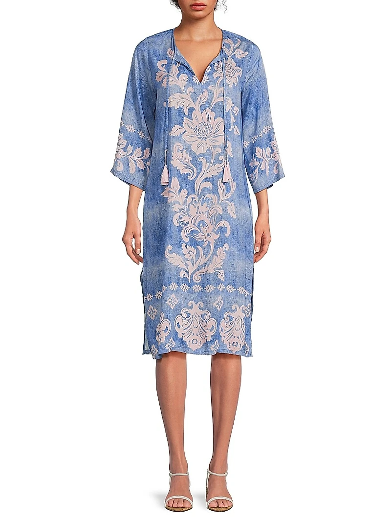 Florentina Caftan Midi-Dress