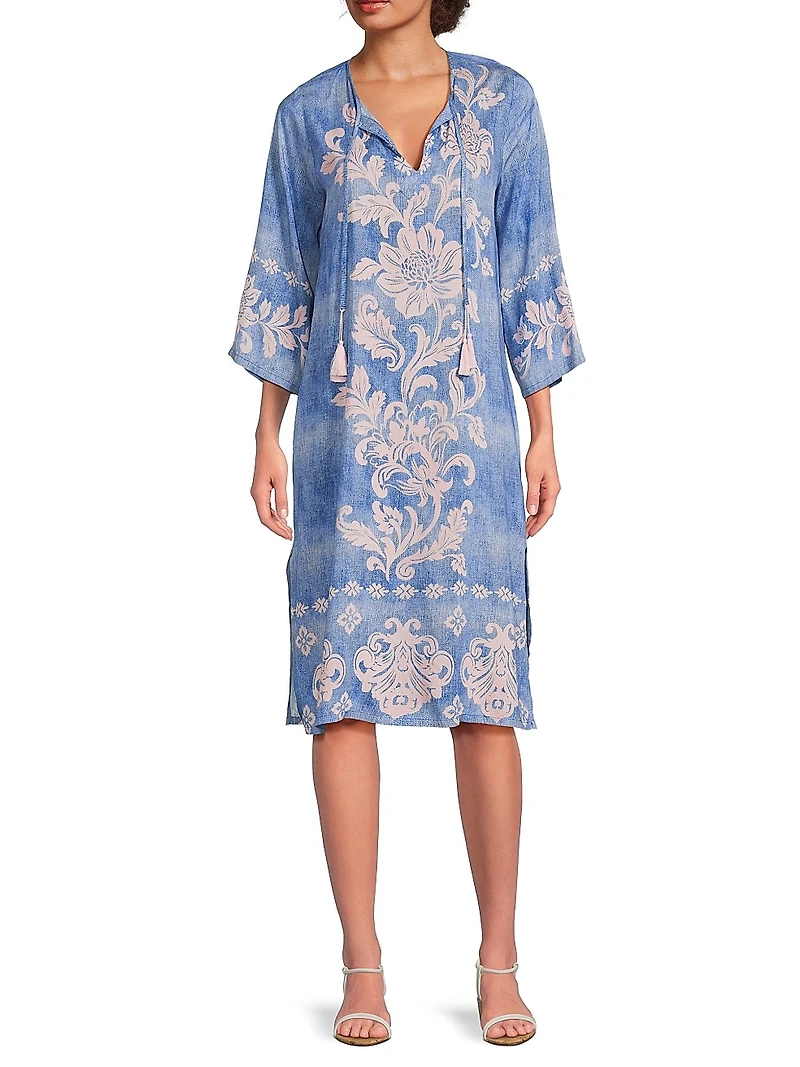 Florentina Caftan Midi-Dress